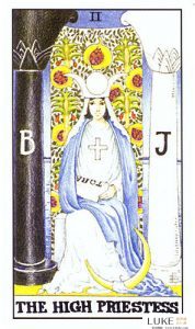 塔罗牌女祭司（正位/逆位）牌面诠释