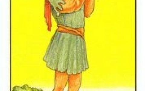 塔罗牌星币侍从(正位/逆位）牌面诠释