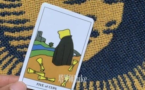 圣杯五(FIVE OF CUPS）逆位-正位牌义解析教学